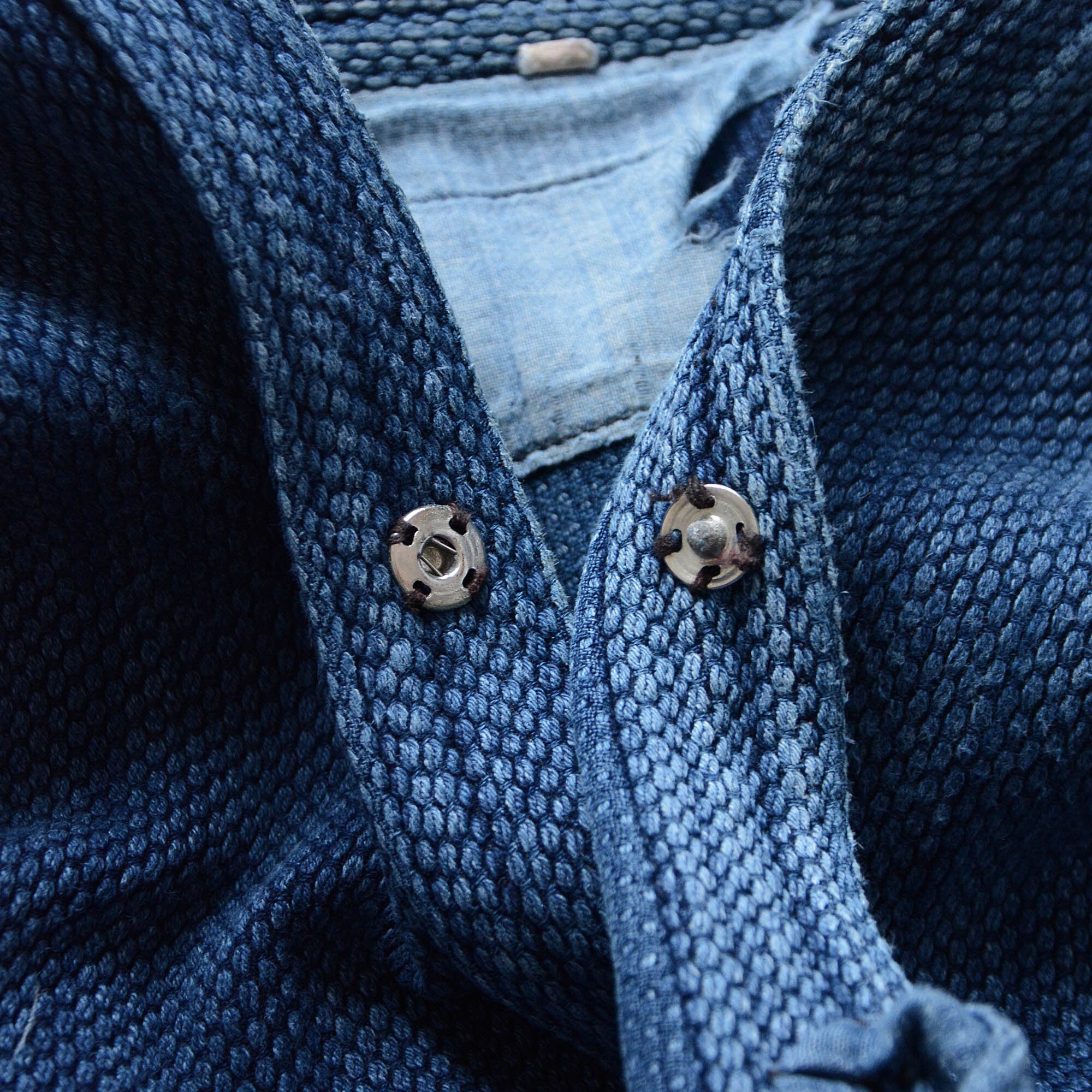 刺し子+藍染+刺繍の剣道着 | Indigo Kendo Gi 色落ち最高！古い