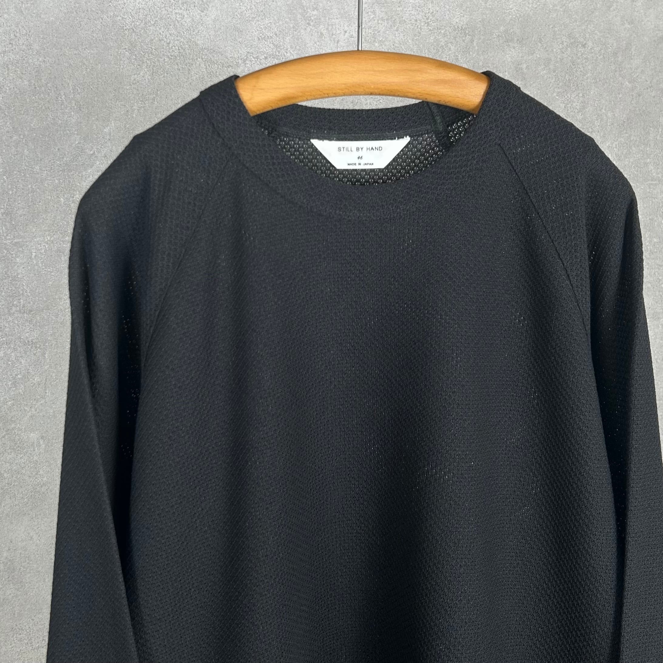 STILL BY HAND スティルバイハンド モスステッチロングスリーブ 26SS》【STILL BY HAND】MOSS STITCH LONG SLEEVE スティルバイハンド