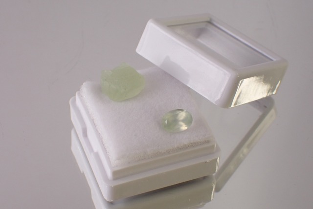 【原石セット】プレナイト　1.16ct/3.91ct　[D7-55]