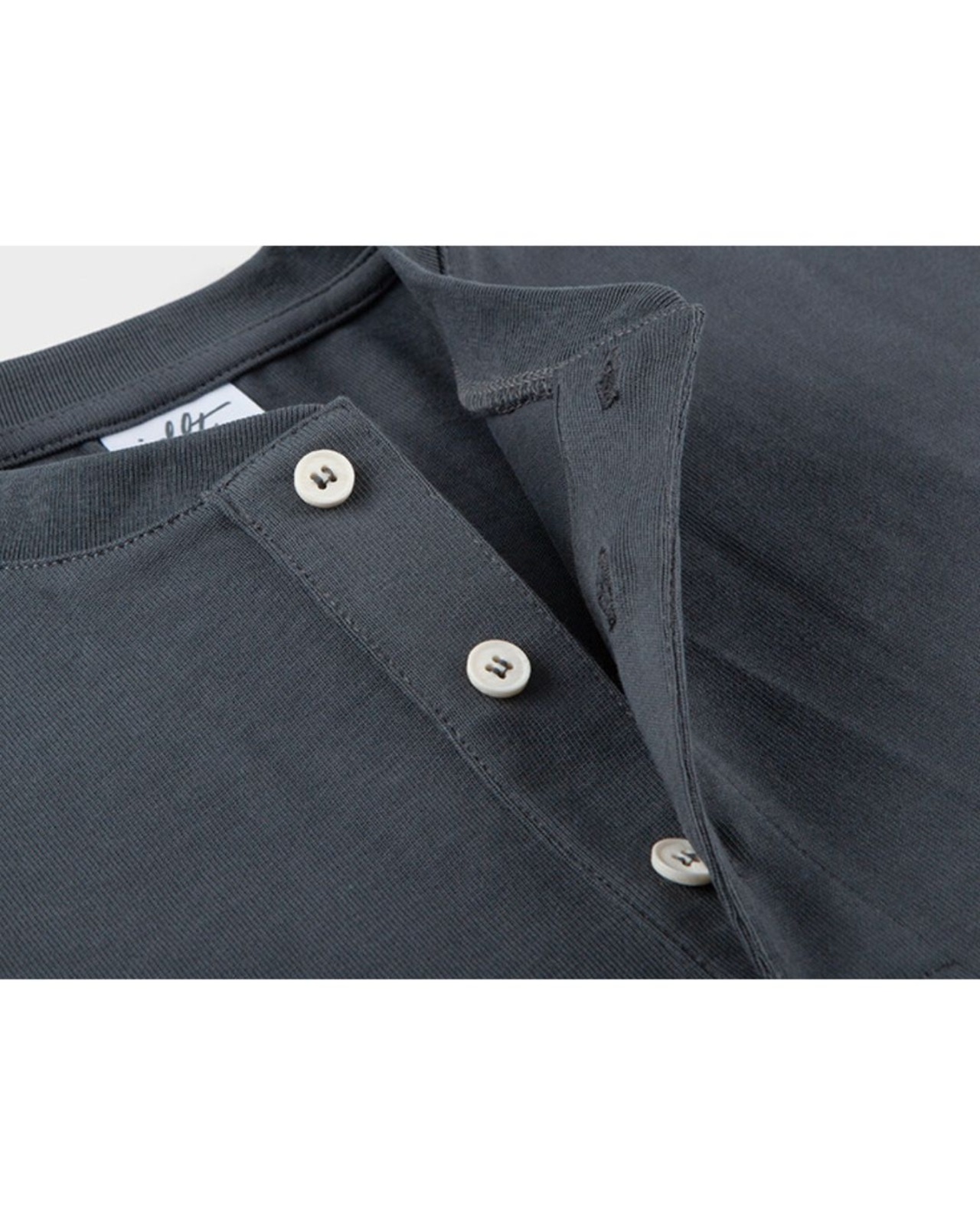 ボタンフロントヘンリーネック半袖Tシャツ S0516