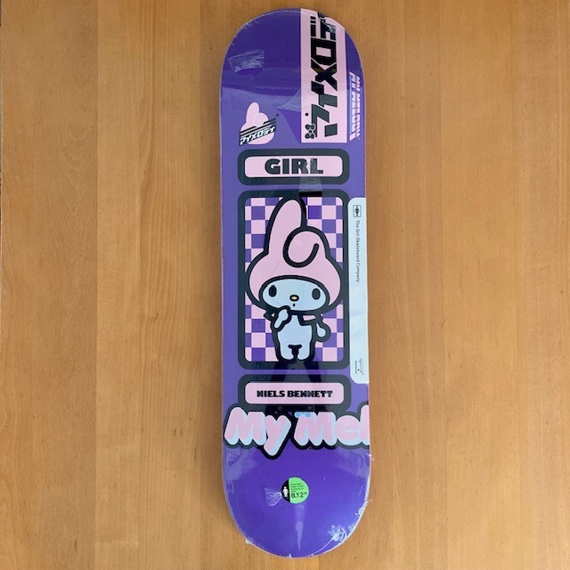 Girl x Sanrio Tokyo Speed Bennett Deck 8.125 x 31.625インチ (ガール x サンリオ コラボ  トーキョー スピード ベネット デッキ 8.125インチ) | -pretzels-skateboard and culture