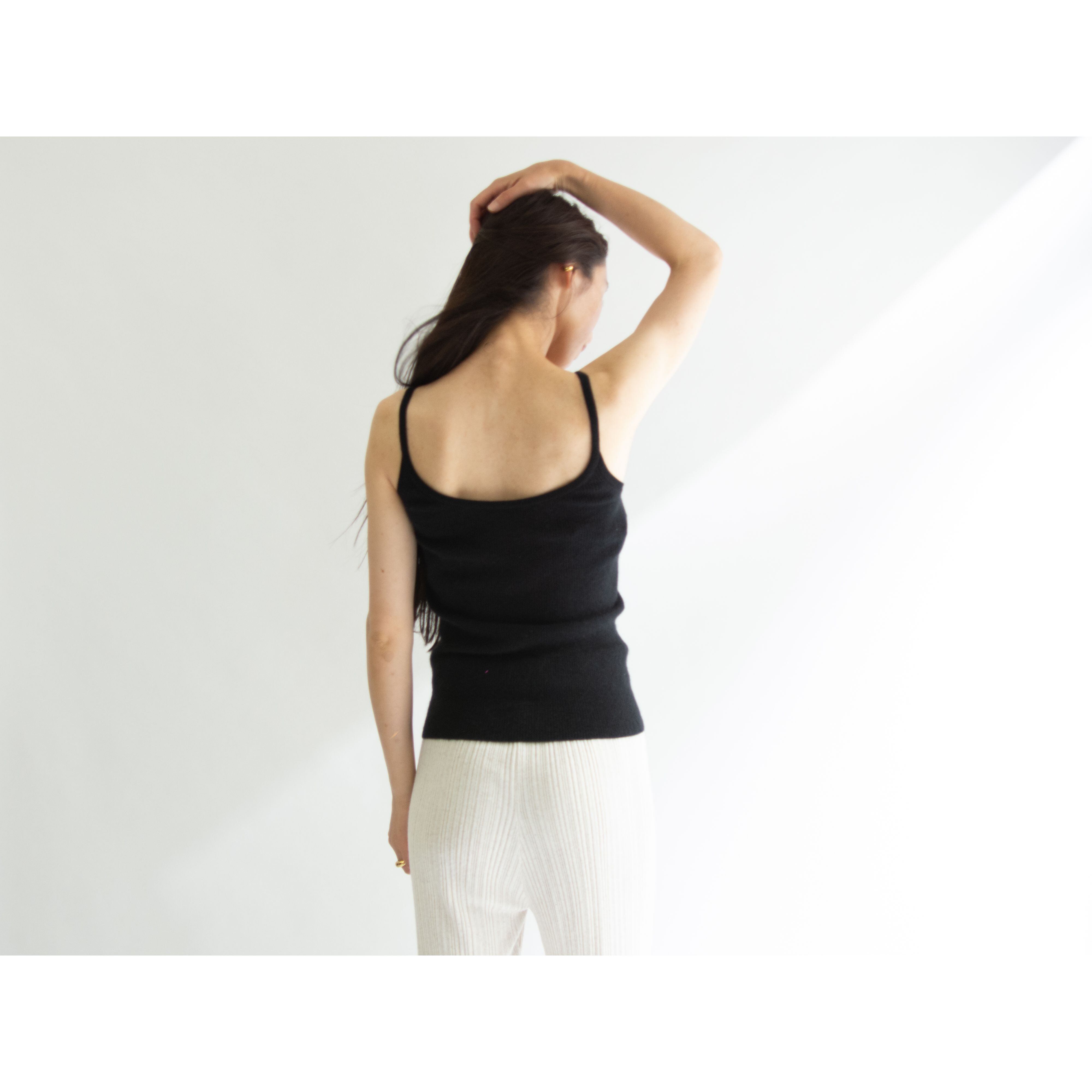 CELINE】Made in Italy Cashmere-Polyester Knit Camisole（セリーヌ
