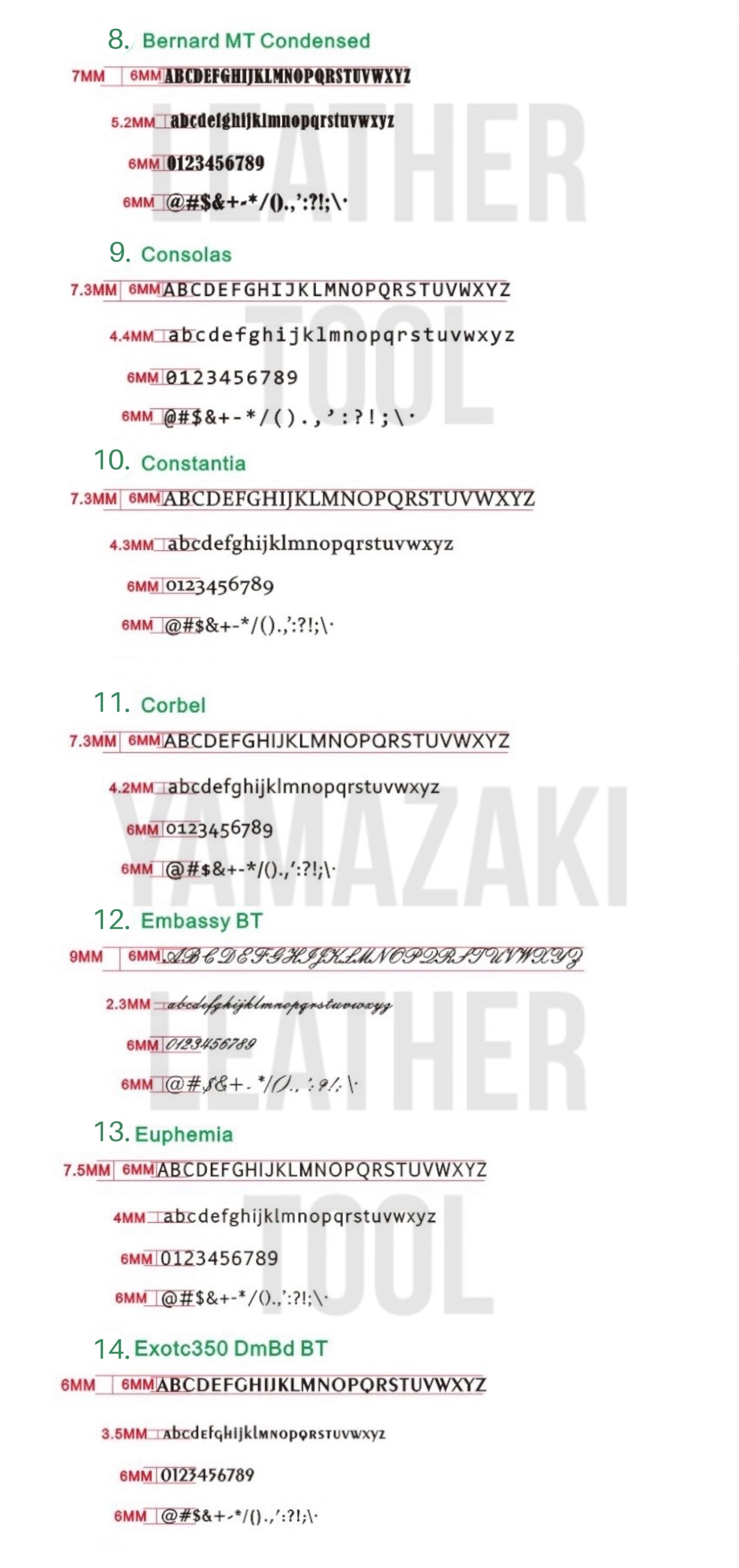 文字ミックス26個【真鍮製アルファベット刻印】活字（組み合わせ自由