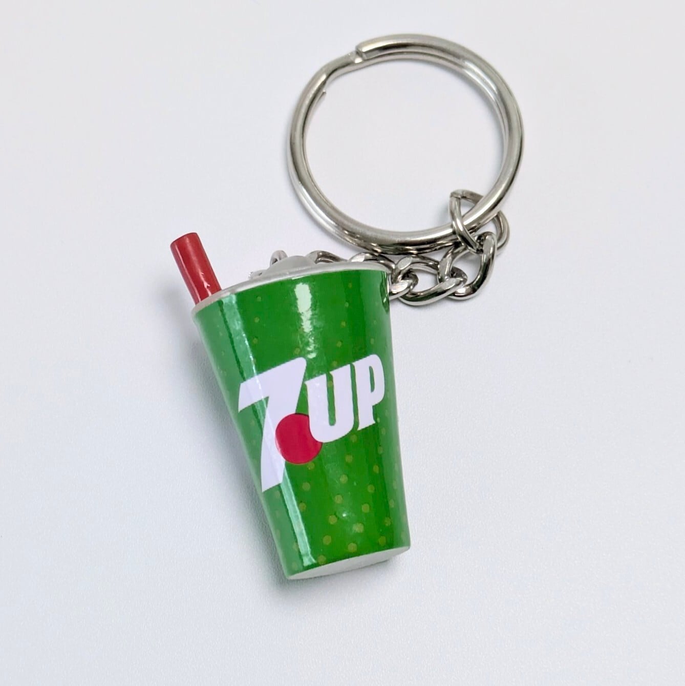 【 ドリンクカップ3Dキーホルダー 】 PEPSI / 7up〚アメリカン雑貨 アメトイ〛