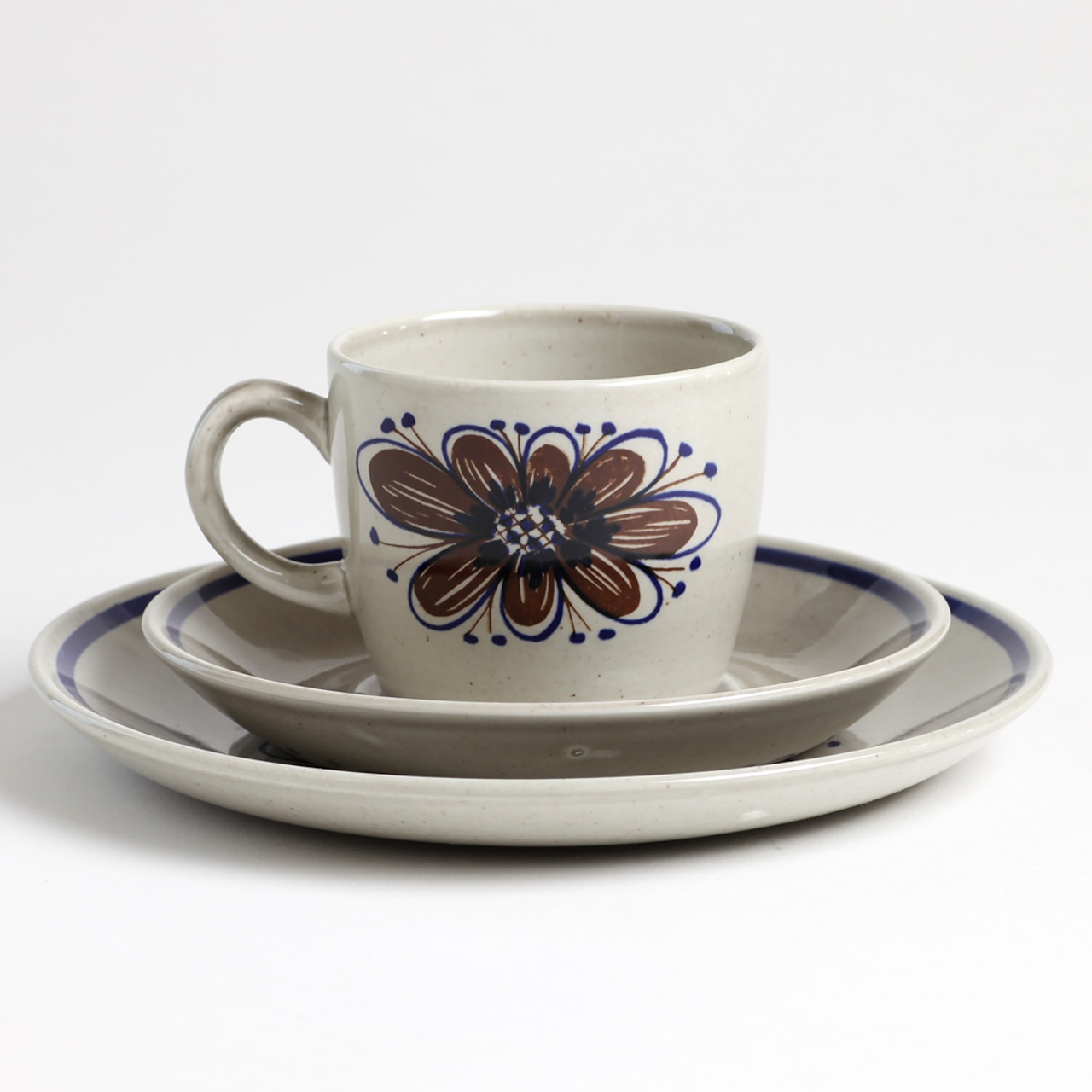 Stavangerflint スタヴァンゲルフリント Florry フローリー カップ＆ソーサー、プレート3点セット - 2 北欧ヴィンテージ