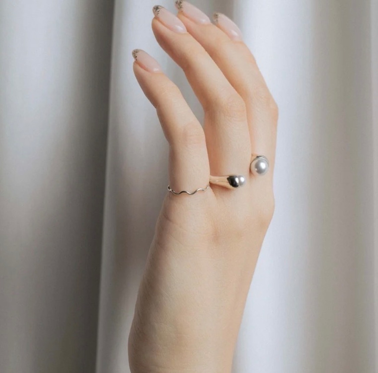 PEARL FREE RING r060