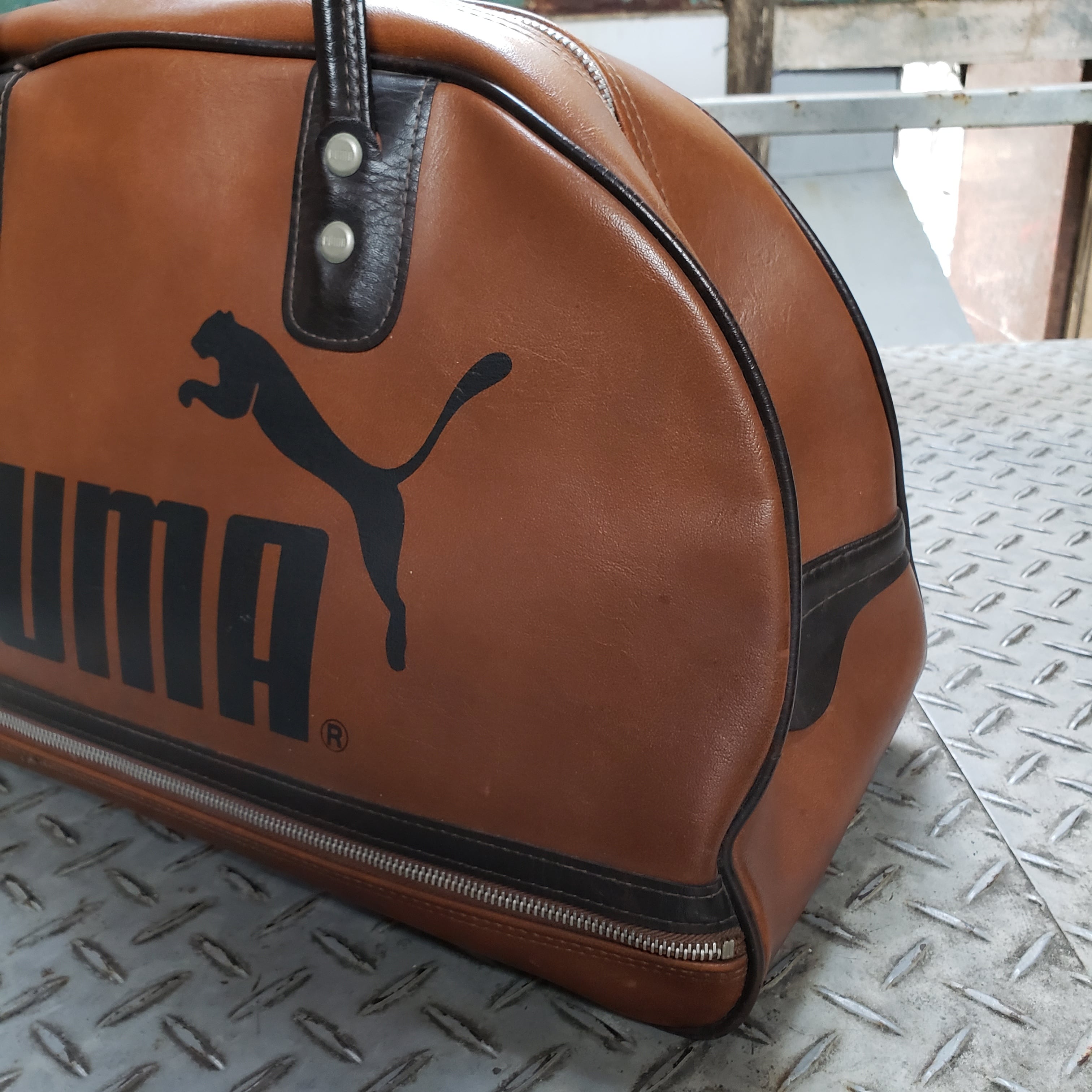 80s　PUMA ボストンバッグ　プーマ