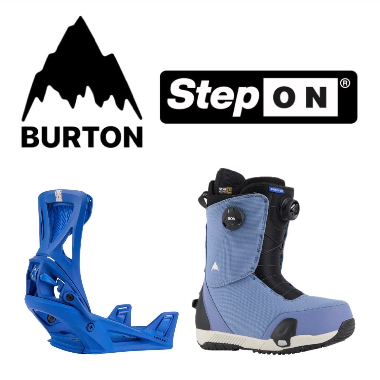 Burton バートン Step On ステップオン Genesis ジェネシス Swath スワス Snowboard スノーボード バインディング  ブーツ ビンディング カービング パウダー グラトリ ラントリ バックカントリー フリーラン オールマウンテン オールラウンド メンズ レディース