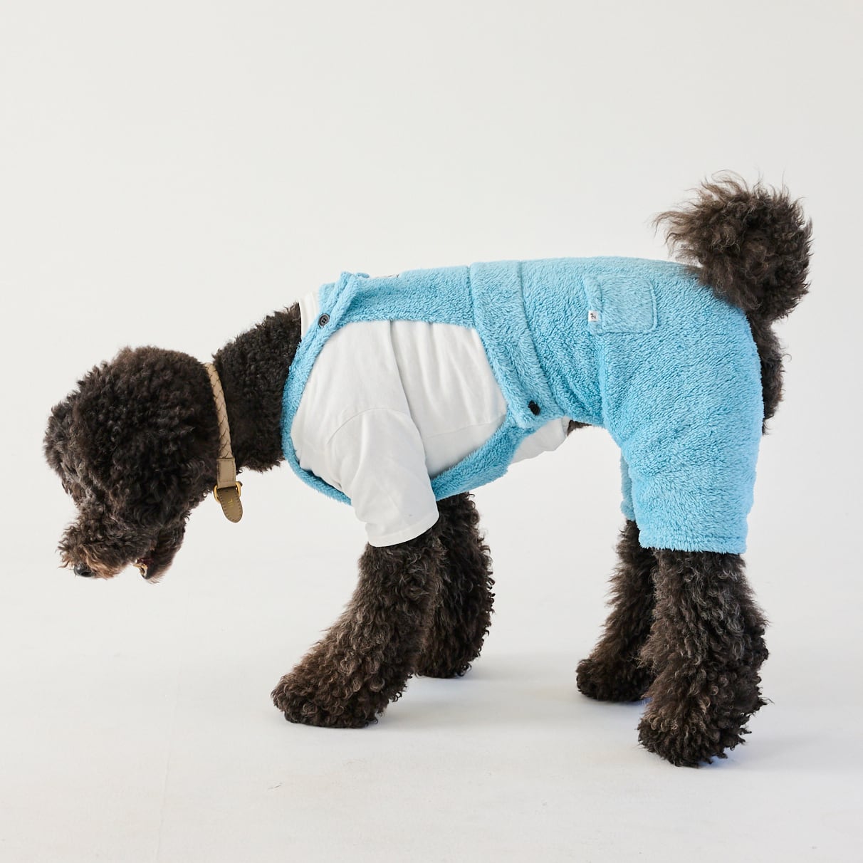 252510 大型犬サイズ］フリースオーバーオールB5Lまであります | 犬服