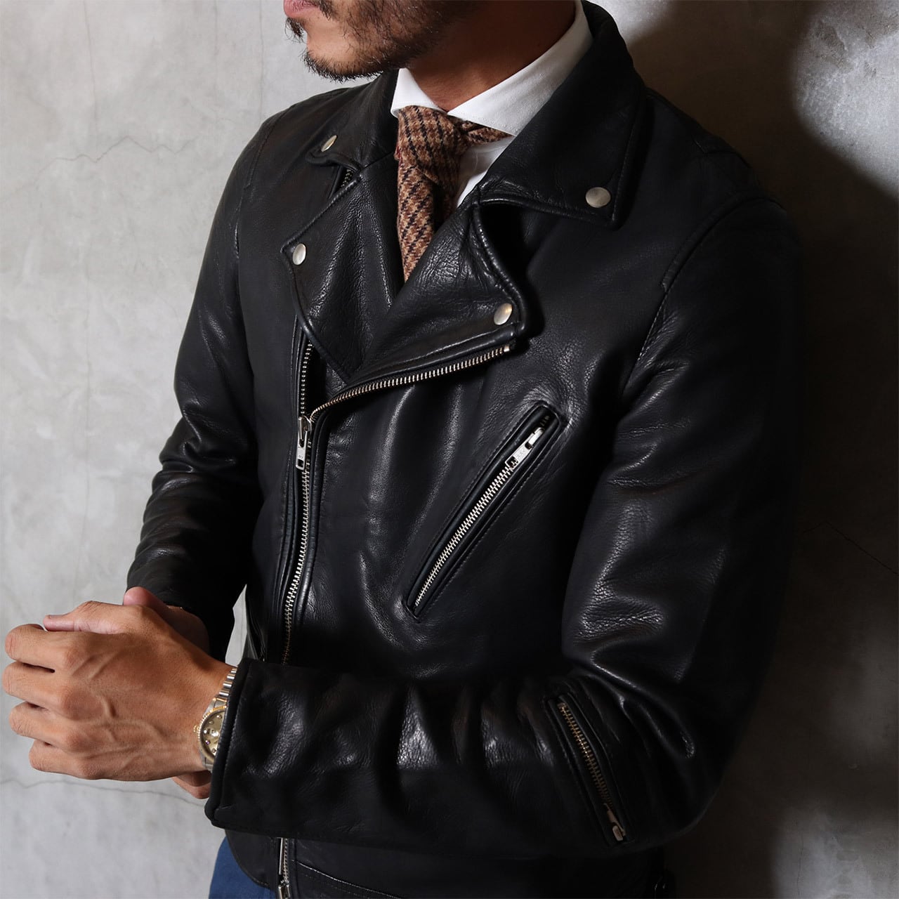 BV_＜本物志向の方はぜひ＞新生！ラムレザーダブルライダース