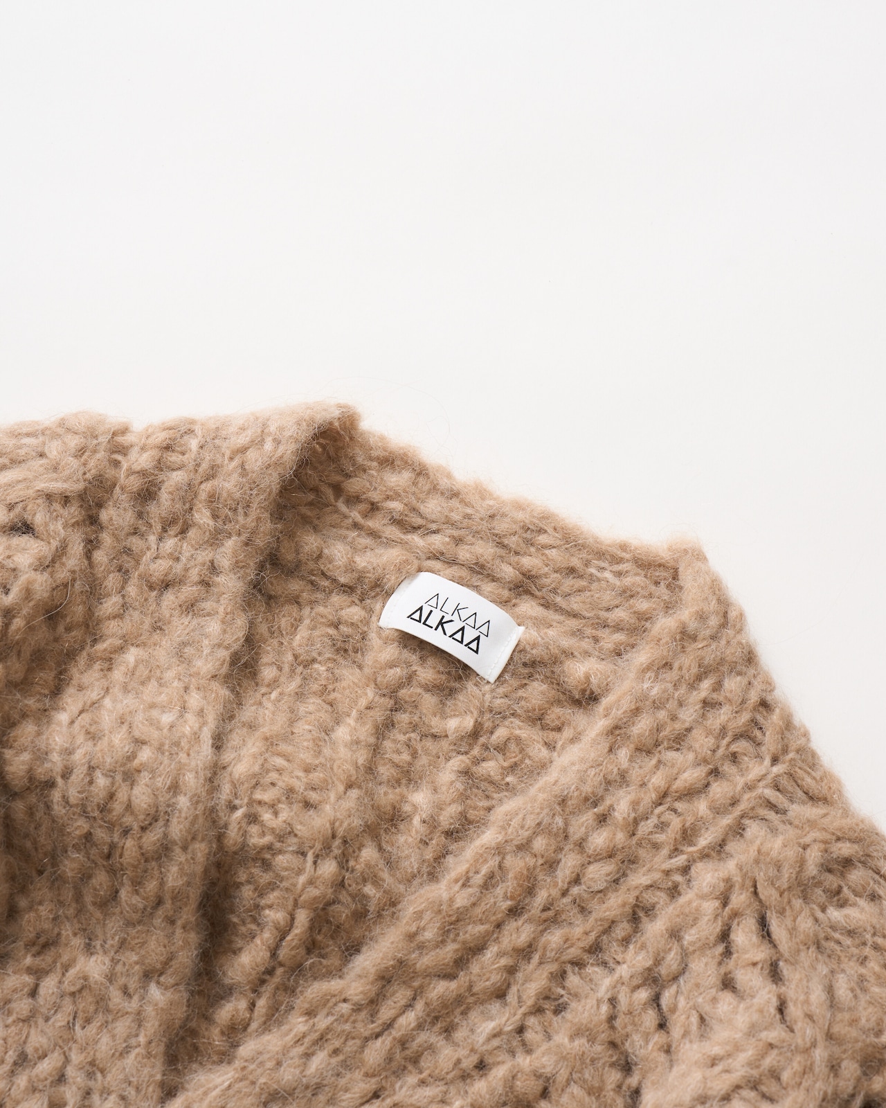 Fluffy Hand Lacy Cardigan Knit