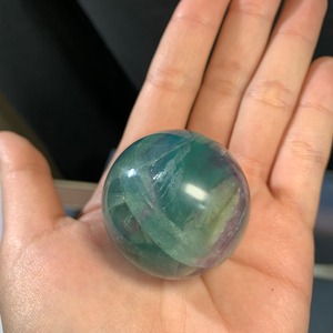 スフィア  ブルーグリーンフローライト