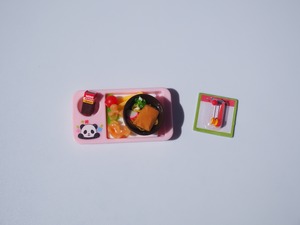 おこさまランチマスコット7①パンダプレート
