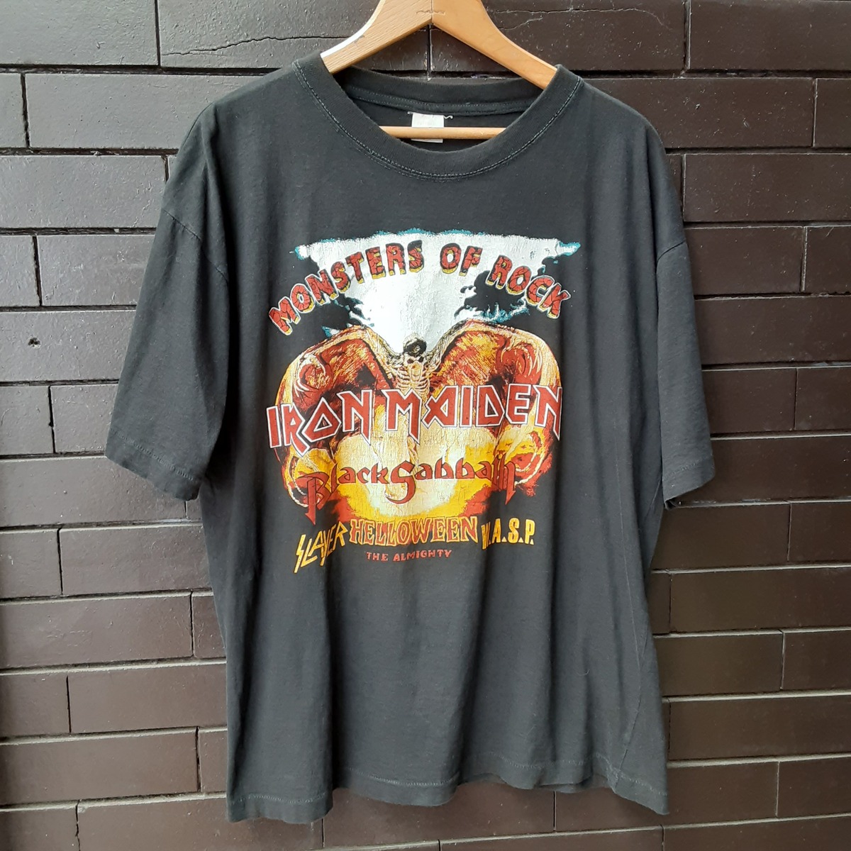 1992 "MONSTERS ROCK" Band T-Shirt 1992年 "モンスターズオブロック" バンドTシャツ Small Change ｜ヴィンテージ 古着 SmallChange（スモールチェンジ）
