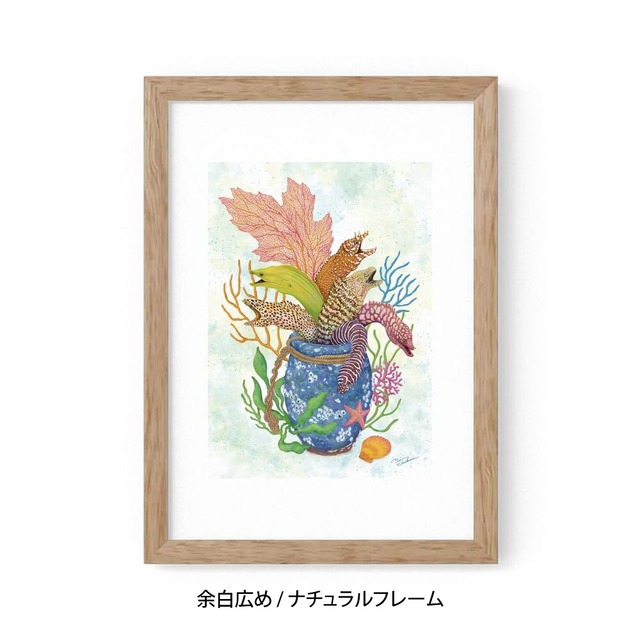 A4｜ウツボツボフジツボ（フレームあり）