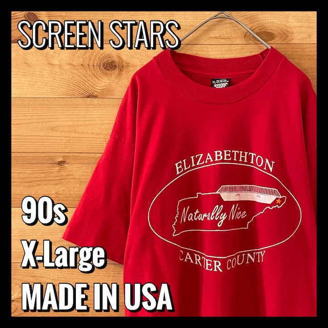 【SCREEN STARS】90s USA製 Tシャツ XL アメリカ古着