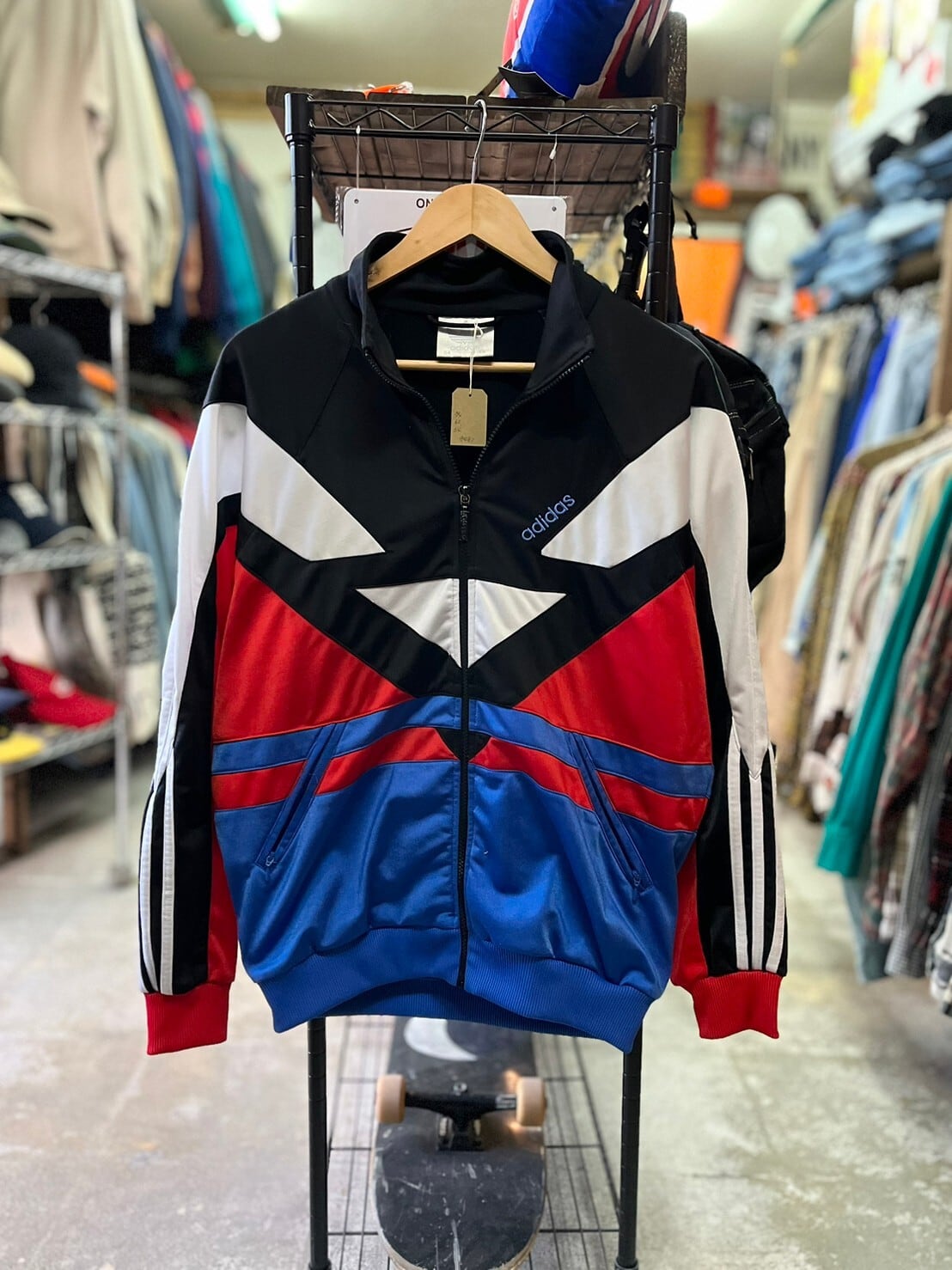 size USA S】90s ADIDAS アディダス ジャージ トラックジャケット