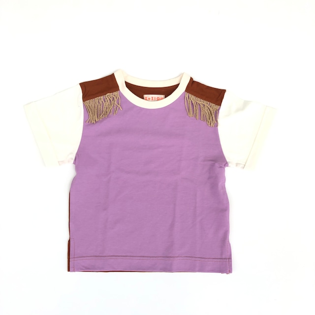 【22SS】ゾジオ(ZOZIO) Jockey T-shirts　lavender×terracotta［ladies F］Tシャツ