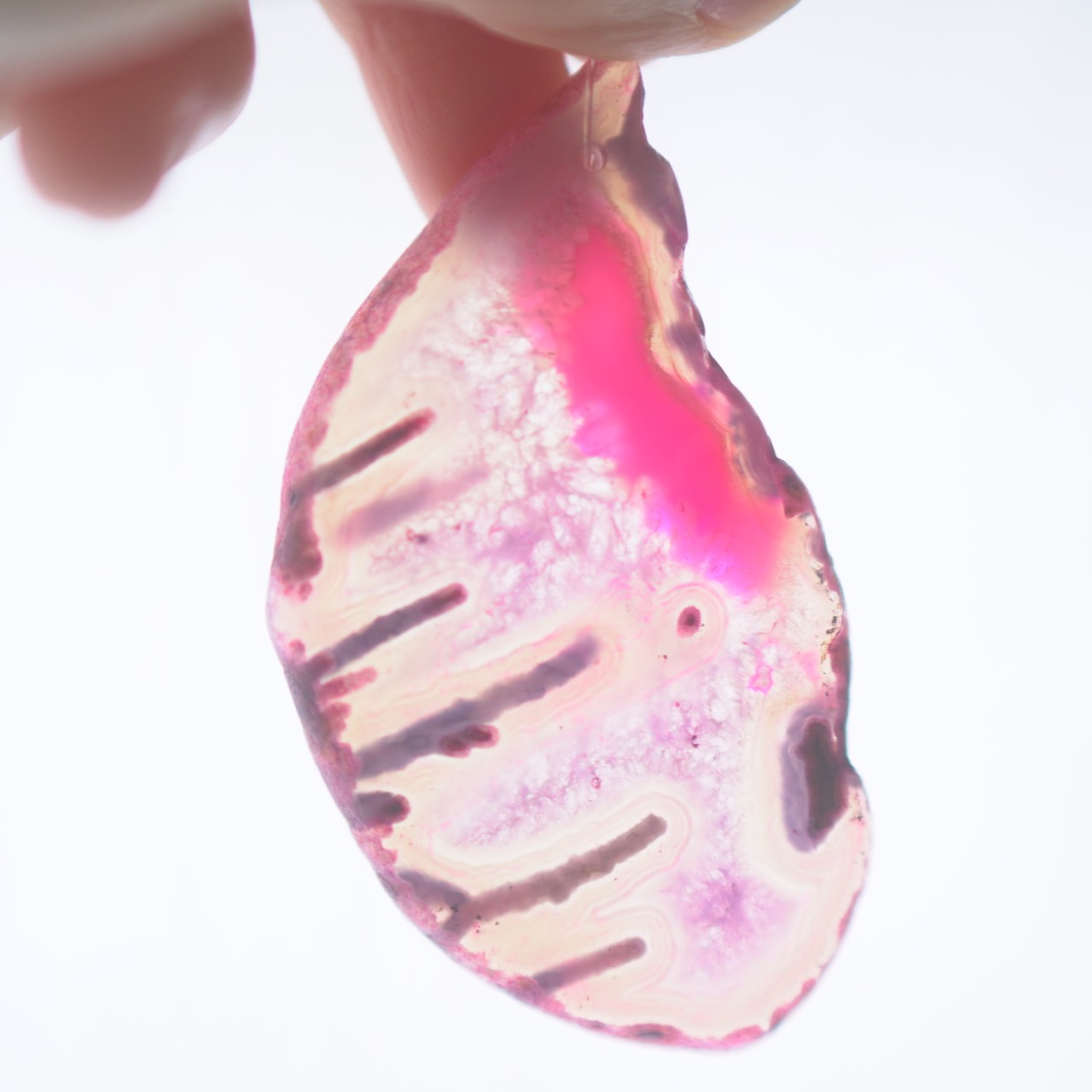 Rainbow Drops 11 - アゲートヒーリングチャイム / Agate Sun Catcher Wind Chime 422