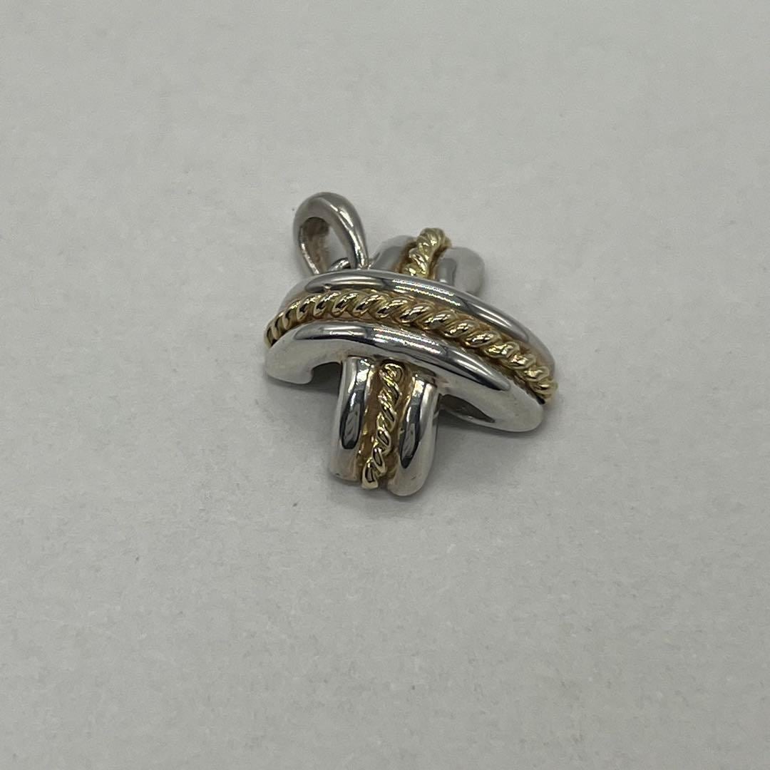 ティファニー TIFFANY&CO シグネチャークロス ネックレストップ コンビ