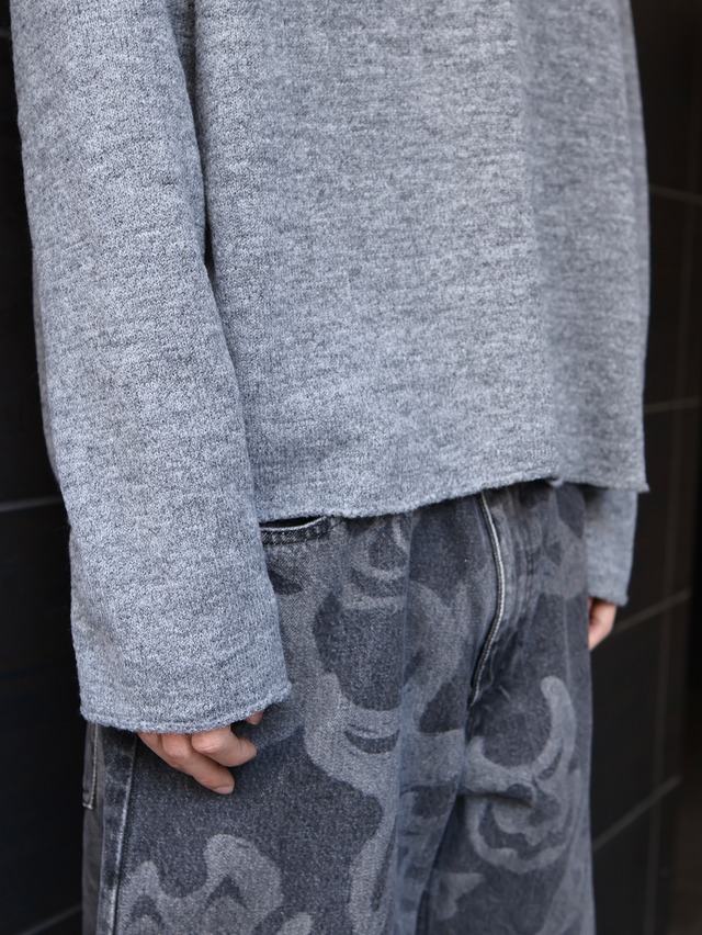 【26aw/ROLDSKOV】rambo hoodie light grey
