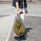 Cotton Hobo bag オリーブ
