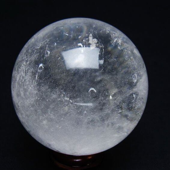 水晶 丸玉 54mm スフィア 置物 水晶玉 一点物 151-8951