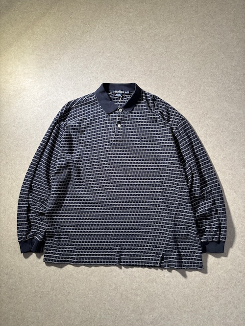 90s nautica L/S polo