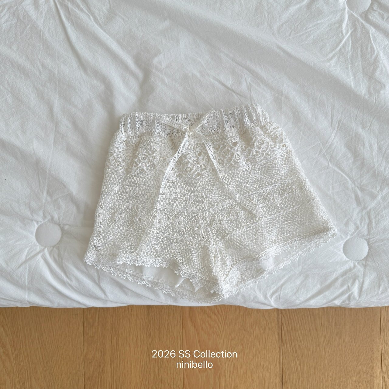 [ninibello] Crochet shorts +fee2 / [니니벨로] 크로셰쇼츠