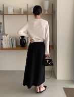 【新作5%OFF・3日間】Side-Flare Skirt_3colors