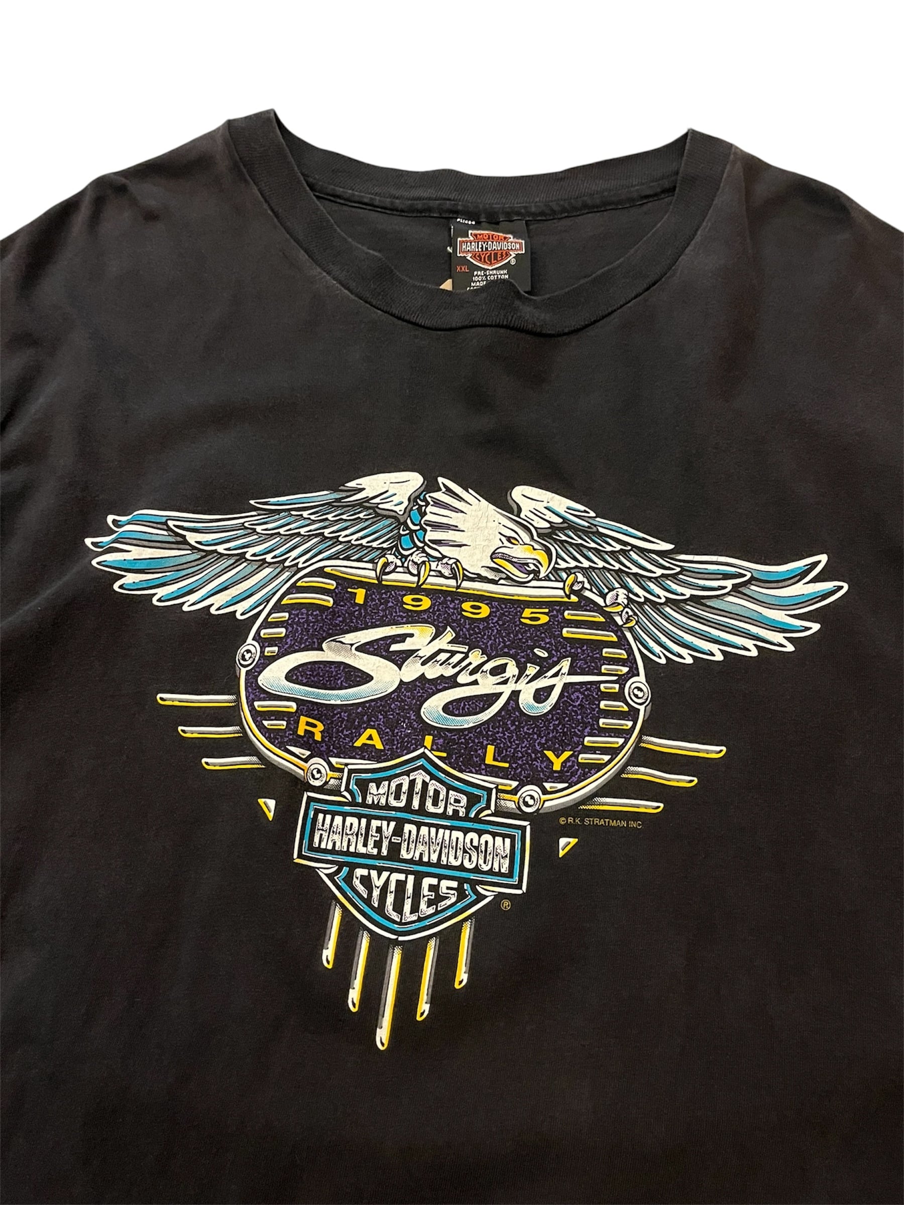 米国 LA 購入 シルクスクリーン 48/100 年代不明 ハーレーダビッドソン 90s Harley Davidson Sturgis Rallyt-shirt Made in U.S.A. 90