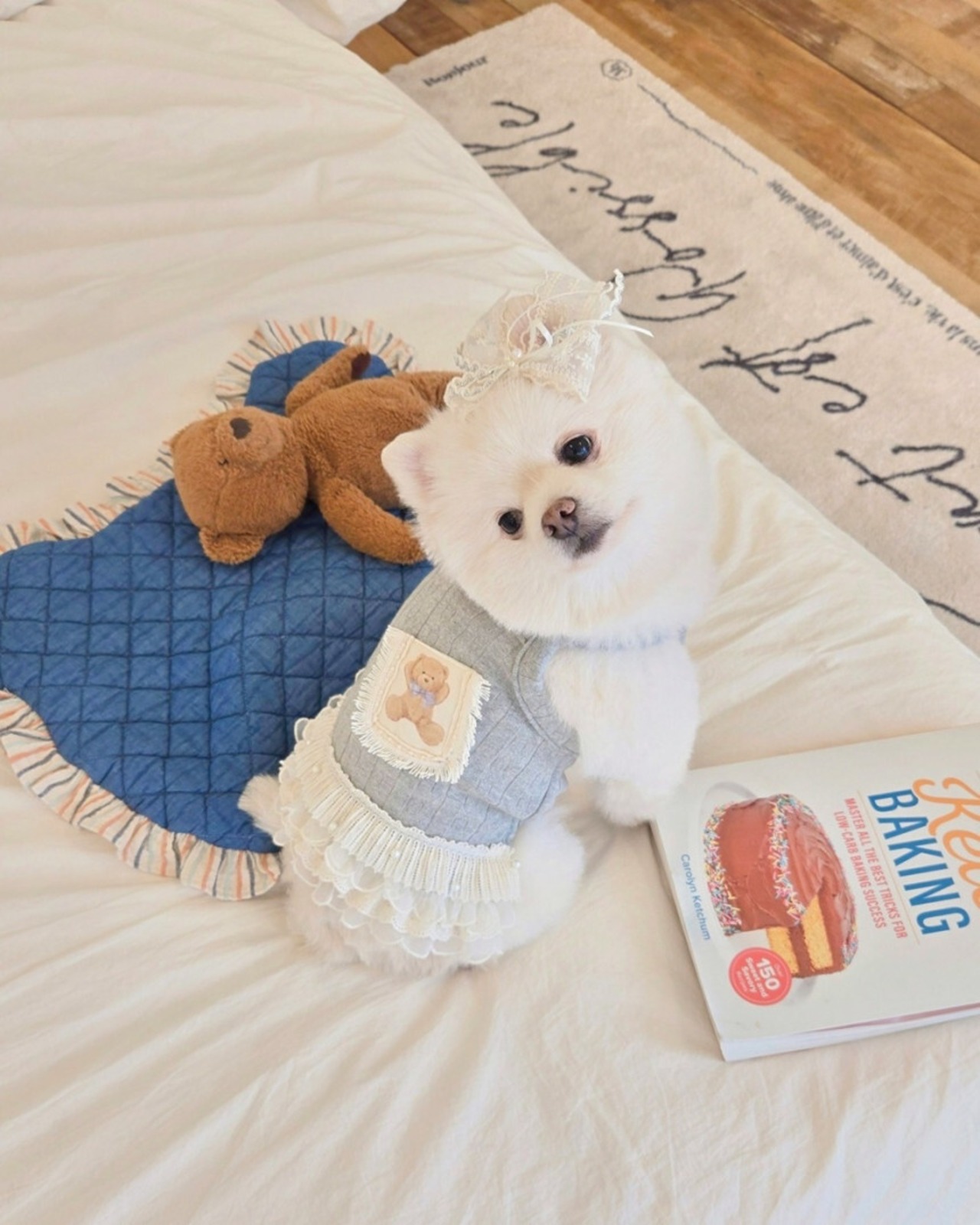 予約 【pecoramou select】Teddy  One-Piece Dress