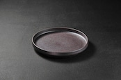 MORIYAMA クリスタルブラウン ラウンドトレー φ18.0cm