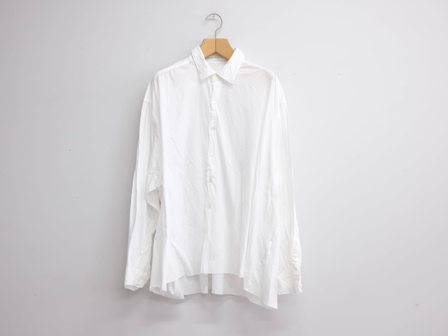 KANEMASAPHIL” 46G Artisan L/S Shirt White” | Lapel online store