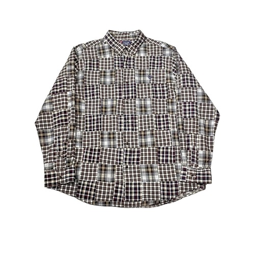 CHAPS - Patch Work Check Shirt (size-XL) ¥13000+tax