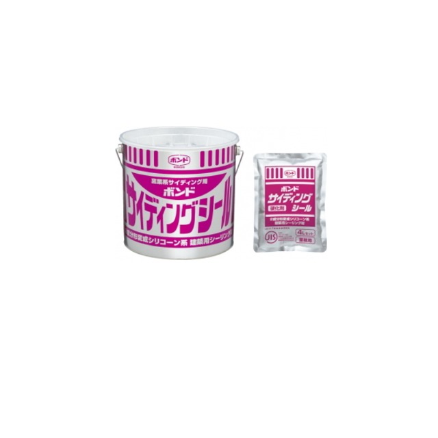 コニシ ボンド サイディングシール 4L缶×2セット箱 変成シリコーン系シーリング材 サイディング目地 防水 コーキング材 ゴショ