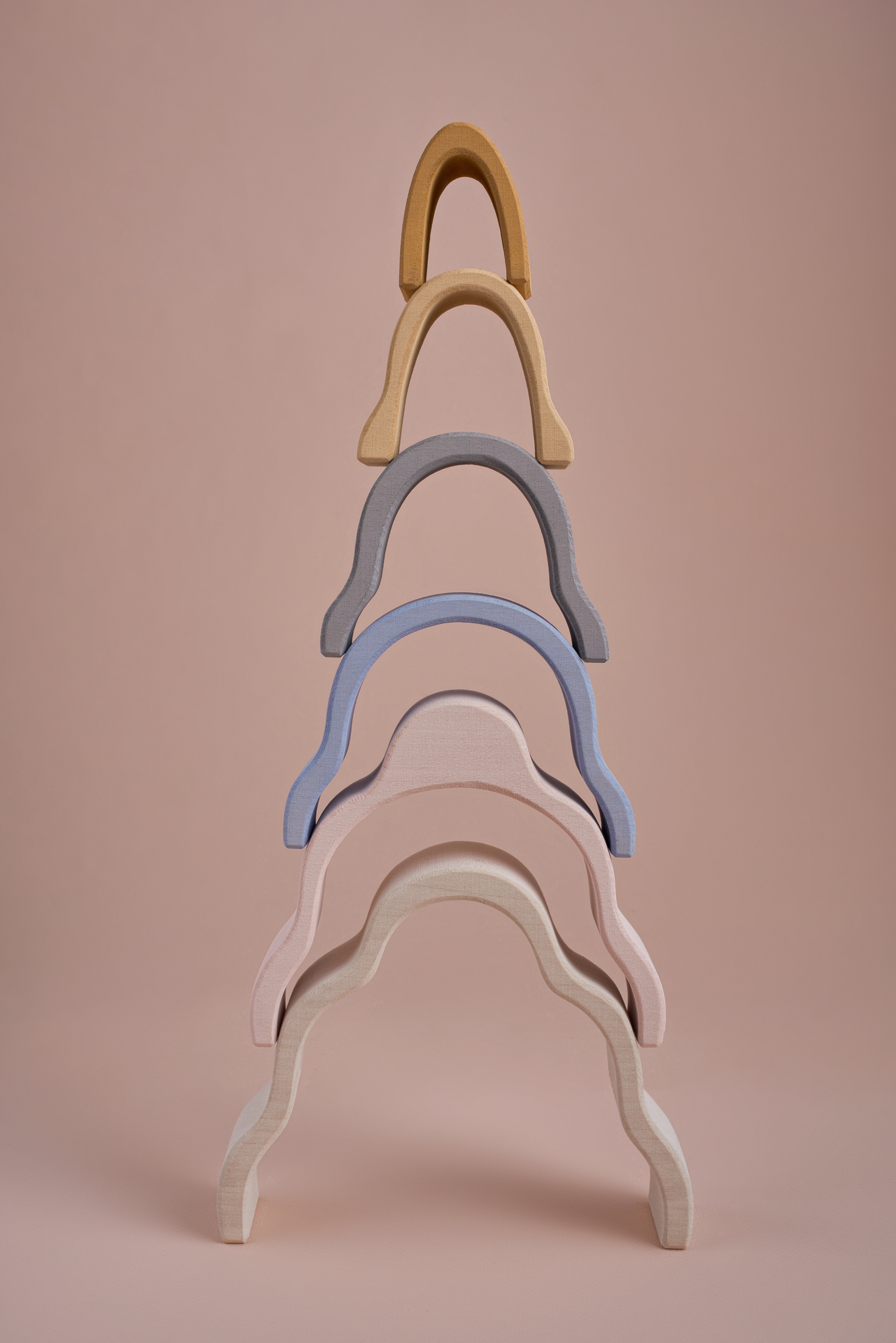 raduga grez ラドガグレ waterfall arch stacker 知育玩具 木の