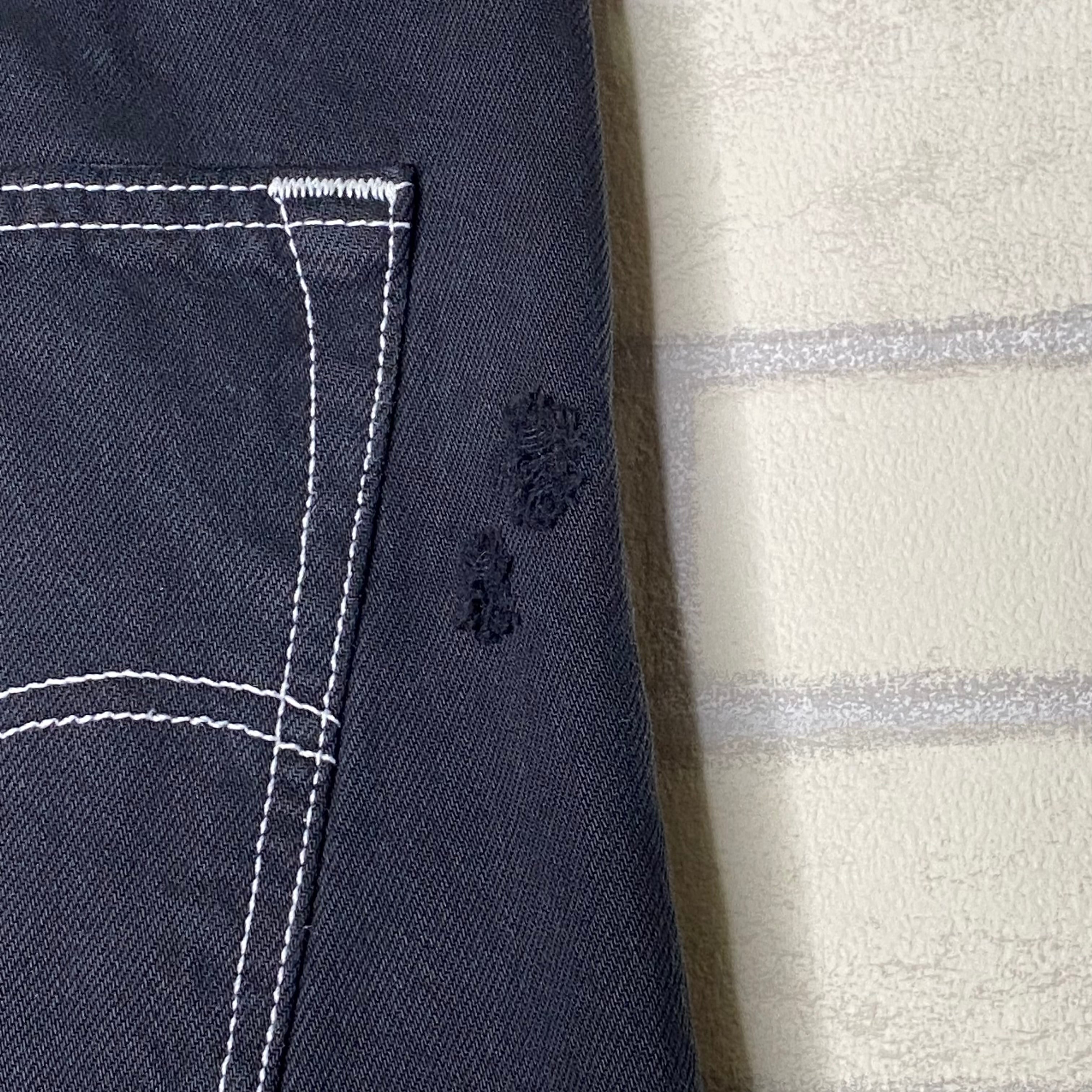 白ステッチ】W36×L32 Levi