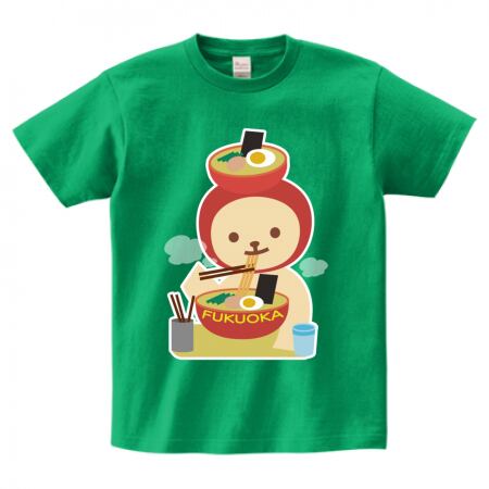 送料無料】福岡とんこつラーメンまんぺい 半袖Tシャツ/カラー8 送料無料】福岡とんこつラーメンまんぺい 半袖Tシャツ/カラー8