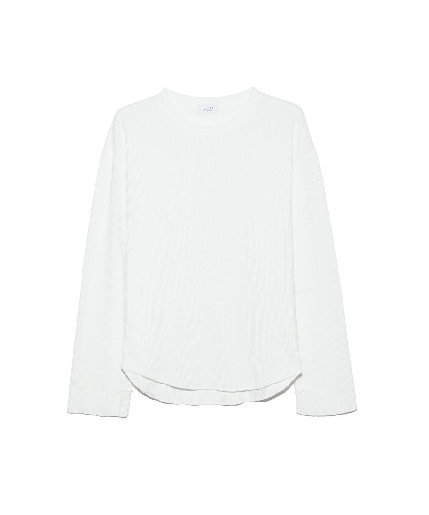 UNUSED / US2550 LONG-SLEEVE WAFFLE T-SHIRT(WHITE) | AfterSchool