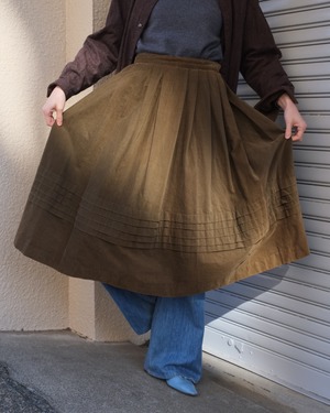 vintage/mifuyu corduroy skirt