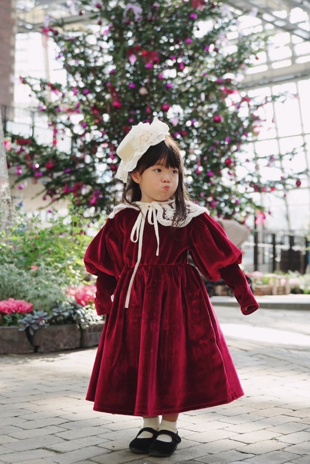 【即納】<minirecipe>  Lauren dress + cape (XL/2XL)