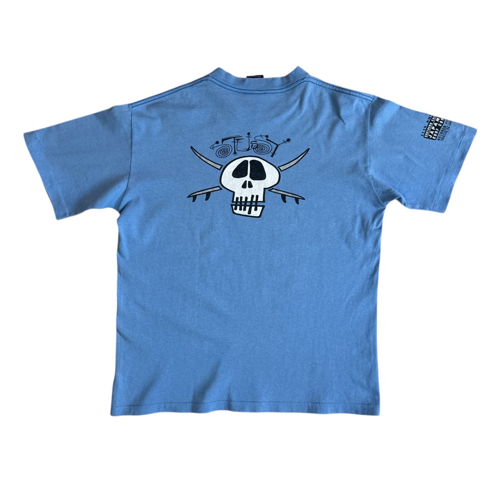 00s Y2K old stussy ギターマン Tシャツ XLサイズ USA製 銀タグ The