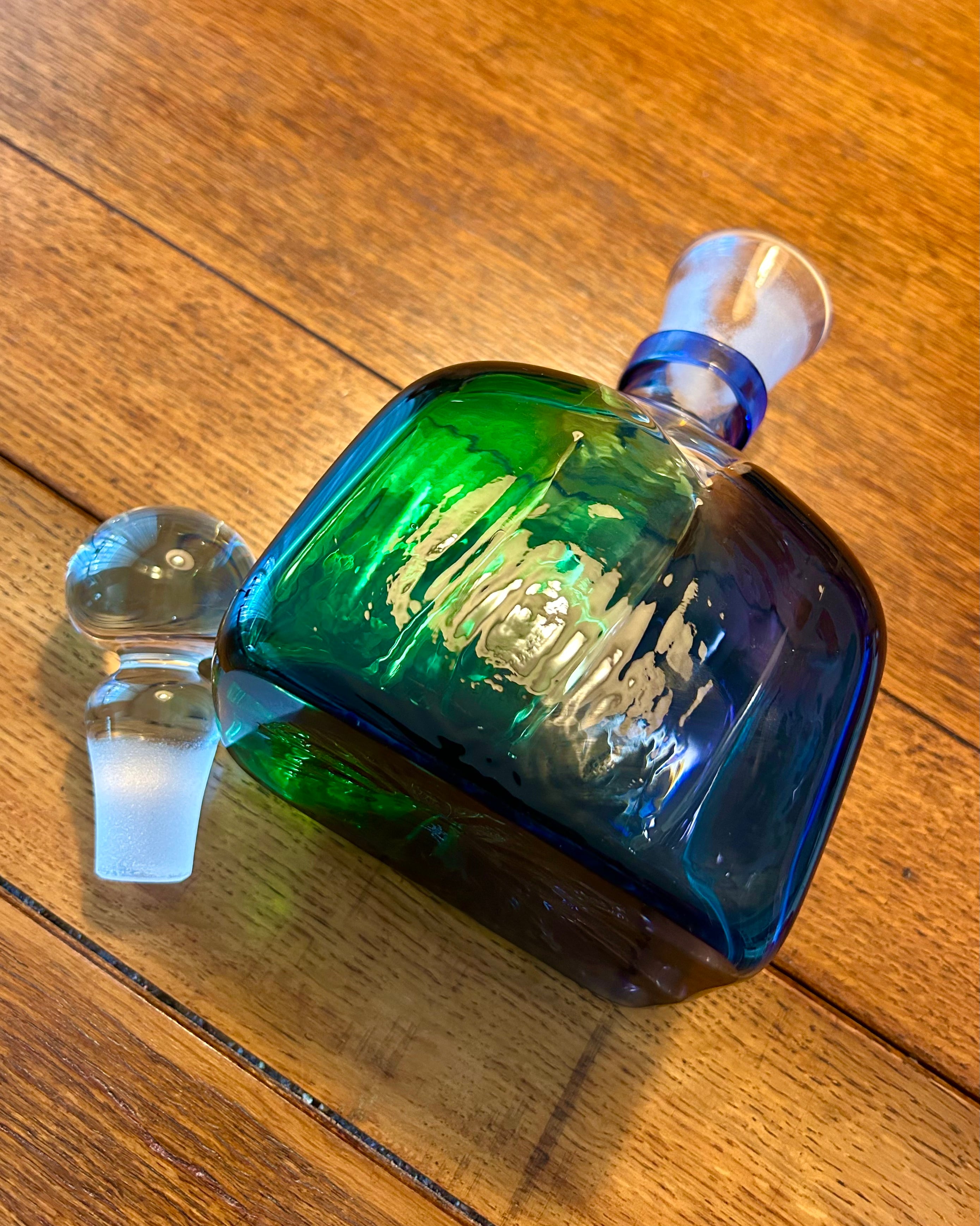 津軽びいどろ オリーブグリーン デキャンタ 津軽びいどろ デキャンタ|Tsugaru Vidro Decanter | うつわ