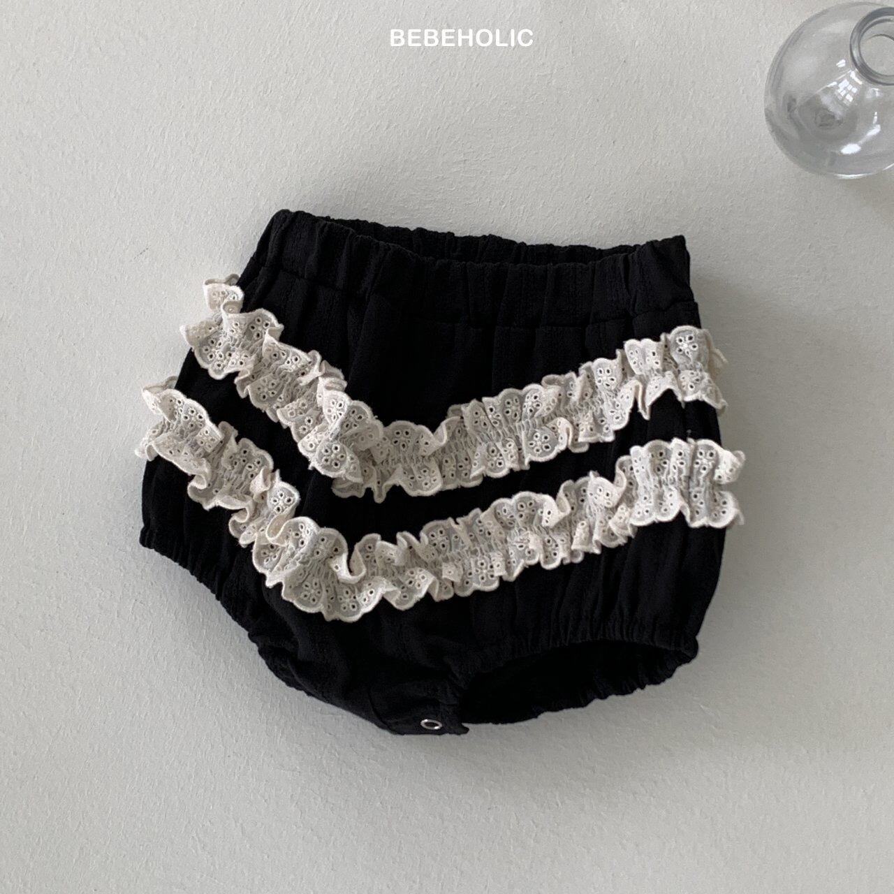 【即納】bebeholic/Creamy Lace Bloomers