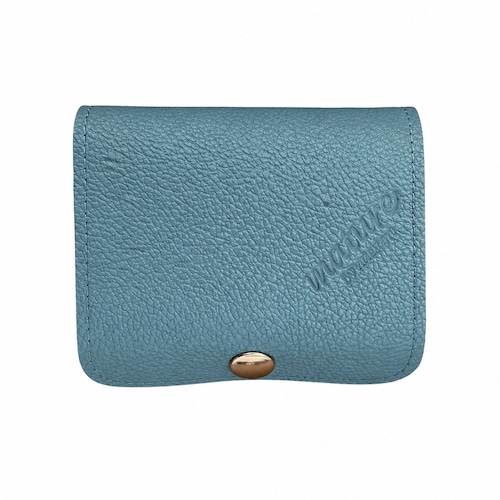 Insulin Pump Leather Pochette “ Ash Blue ”