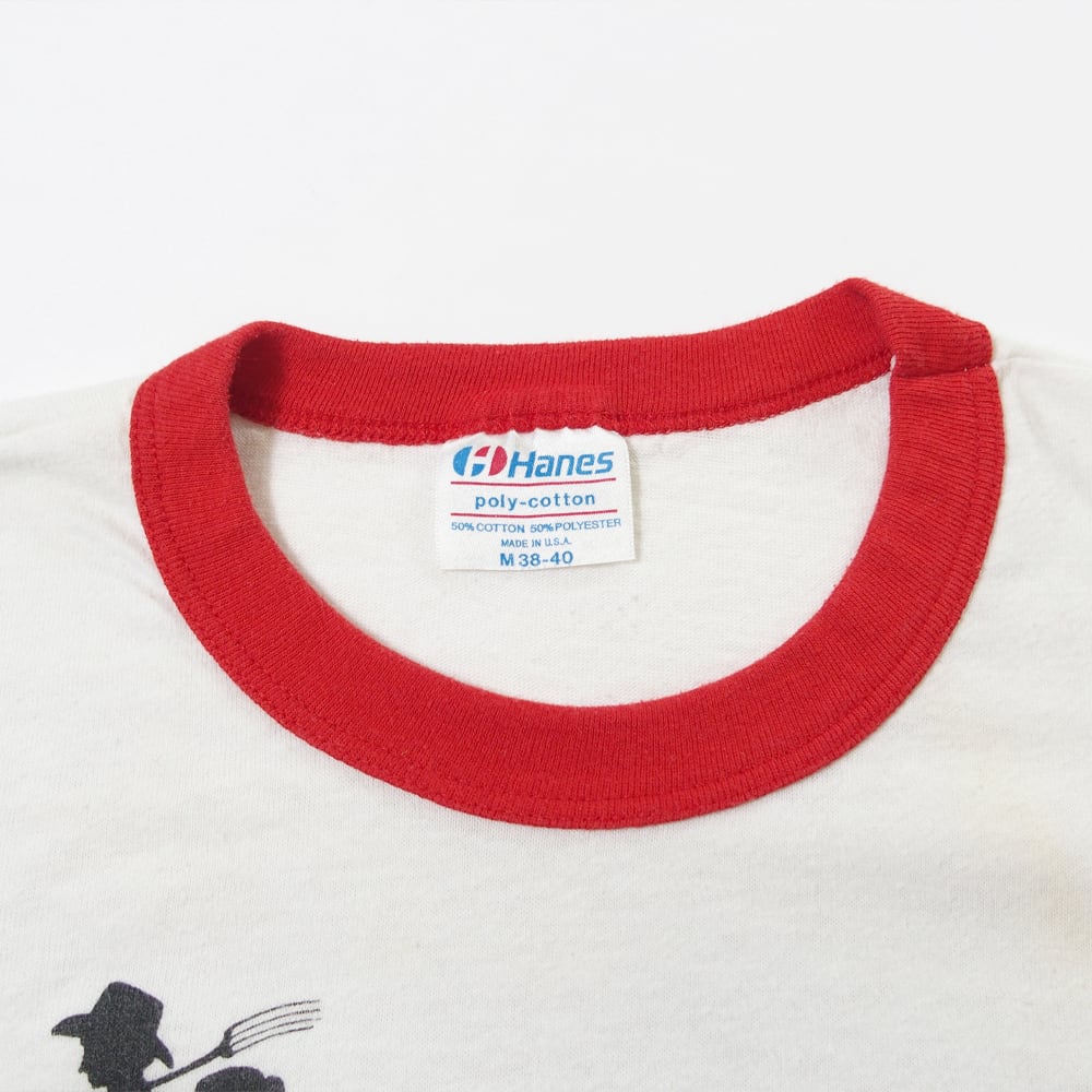 80's Hanes リンガー Tシャツ ヘインズ Mサイズ PIONEER DAY シングル