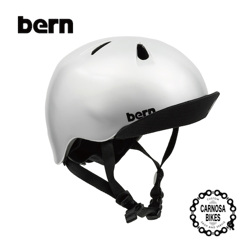 【bern】NINO [ニーノ] Matte Silver キッズ用ヘルメット