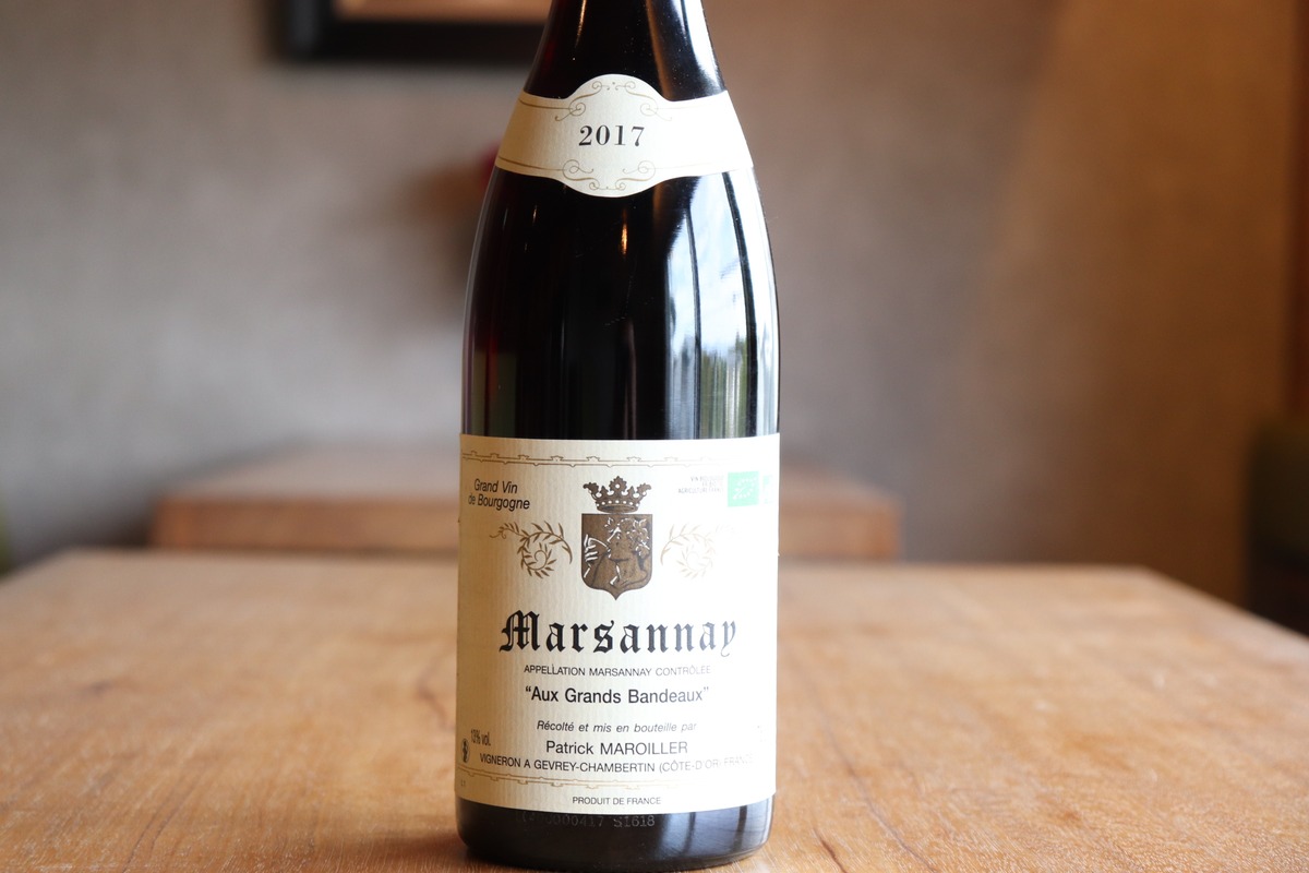 パトリック・マロワイエ・マルサネ・ルージュ・オー・グラン・バンドー・ビオ 2017 ワイン屋PROSPERO