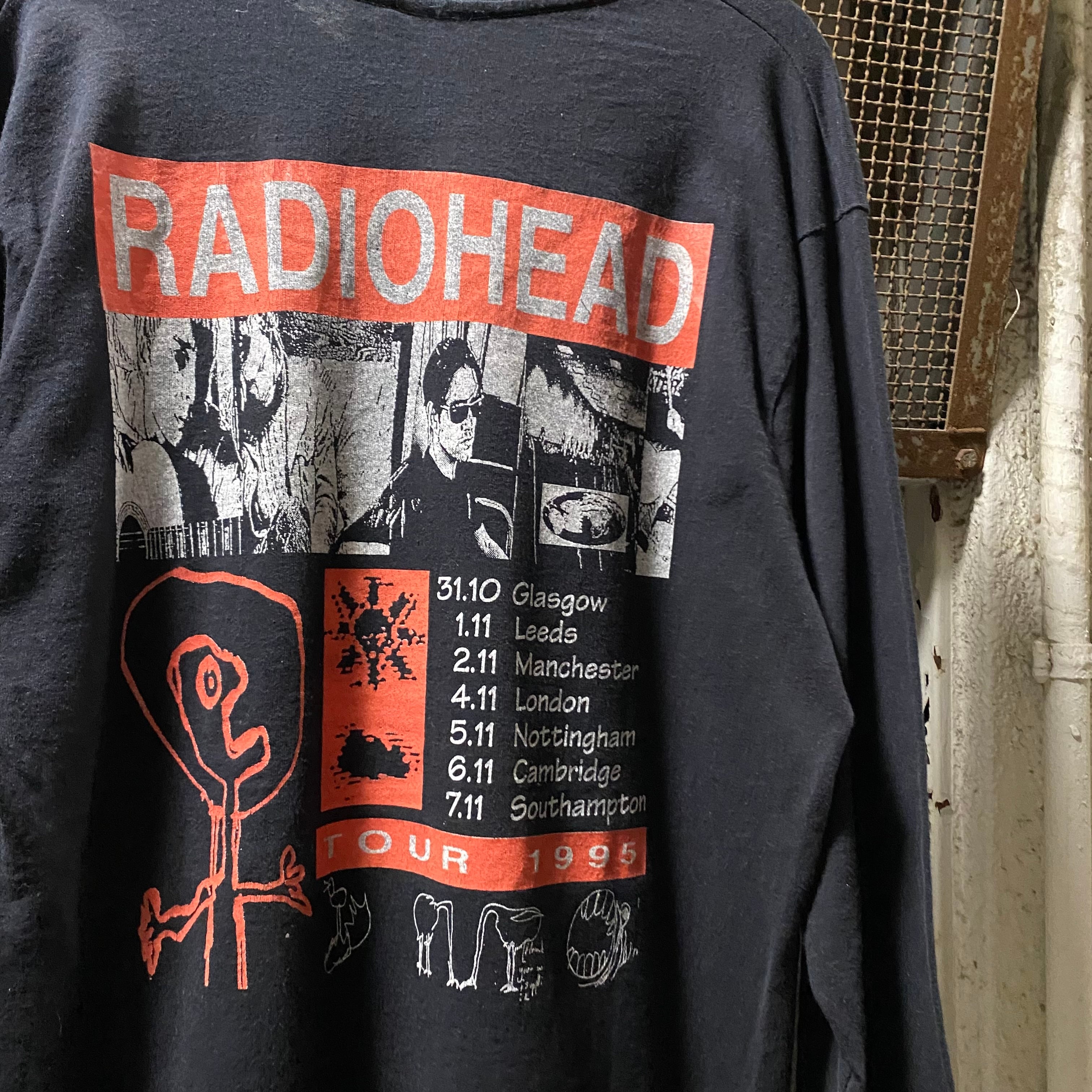 90's RADIOHEAD L/S Tee “The Bends Tour 1995” | 下北沢SPiKe＆SPiCe